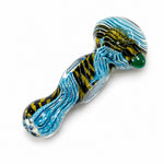 4" Cube Body Assorted Rope Design Hand Pipe