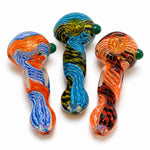 4" Cube Body Assorted Rope Design Hand Pipe