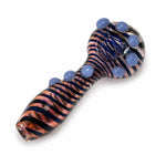 4" Gold Fumed Colored Multi-Nubs Hand Pipe