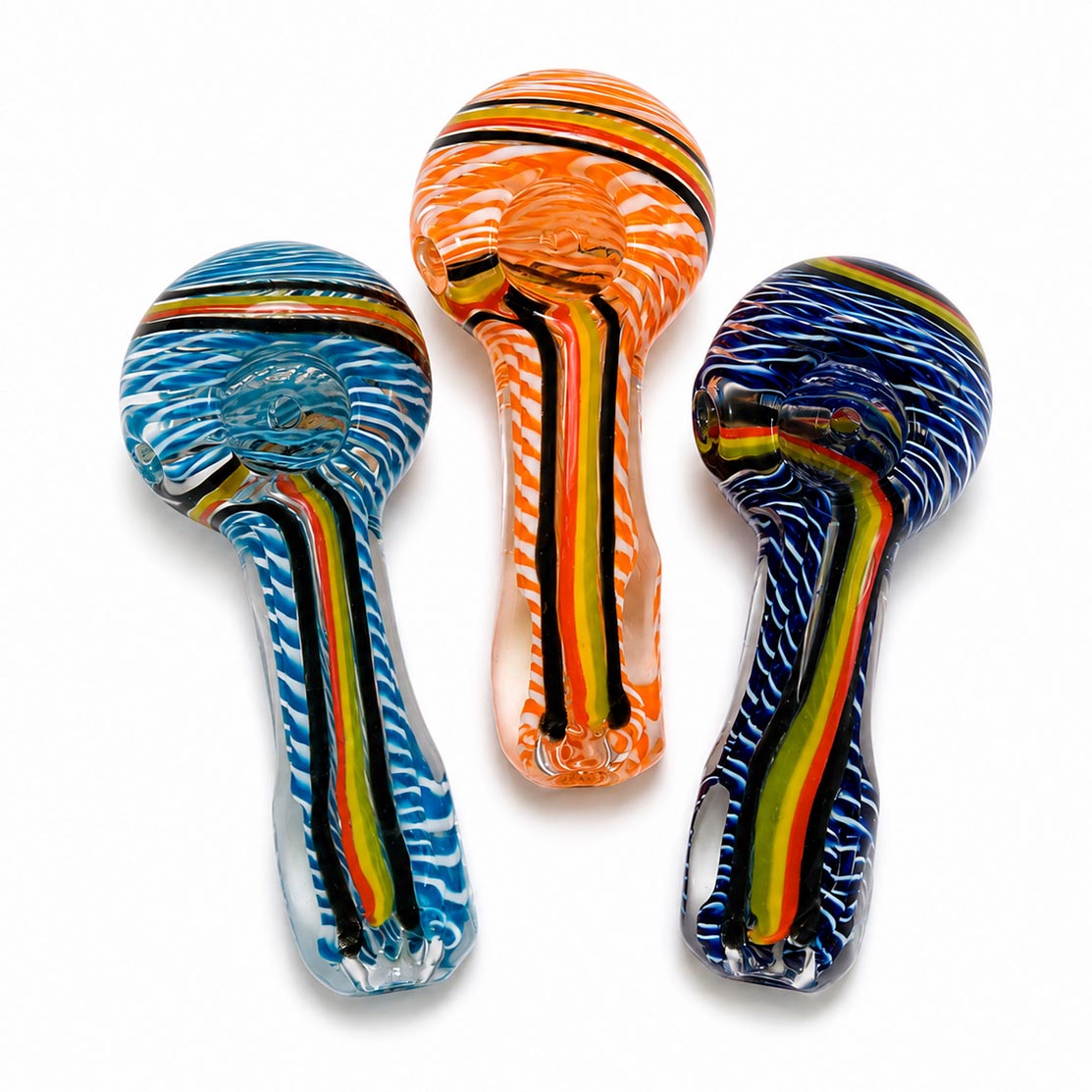 4" Rope Design Spoon Hand Pipe