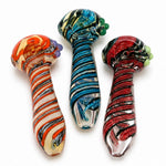 4" Fumed Spiral Body Design Hand Pipe