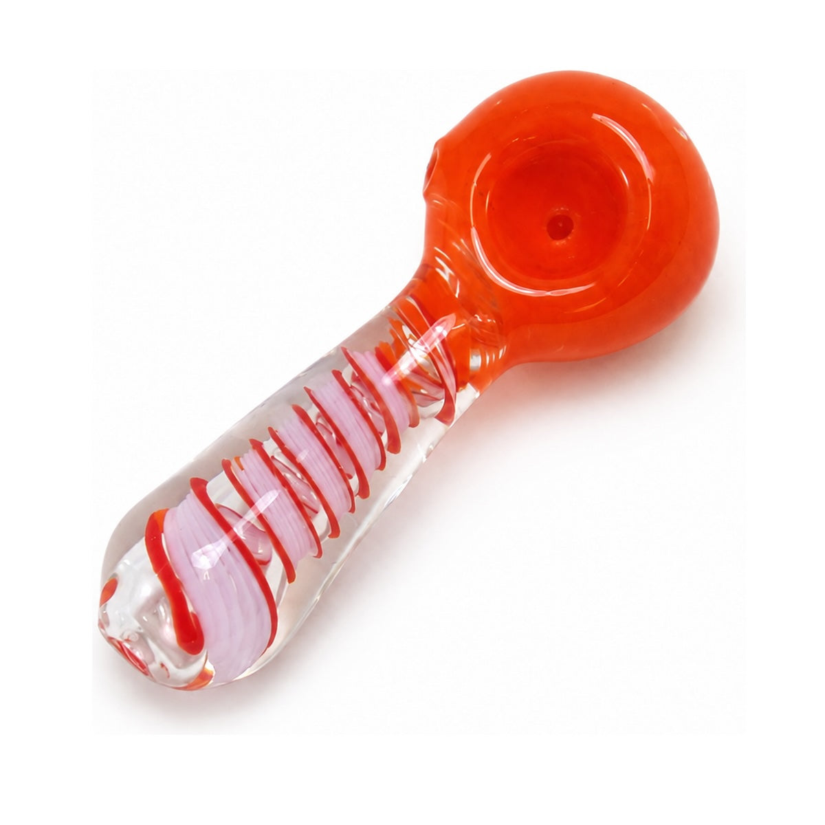 4" Spiral Design Colorful Hand Pipe