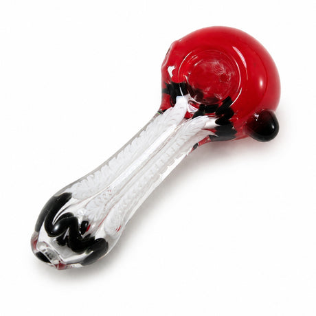 4" Frit Color Rope Design with Nub Hand Pipe