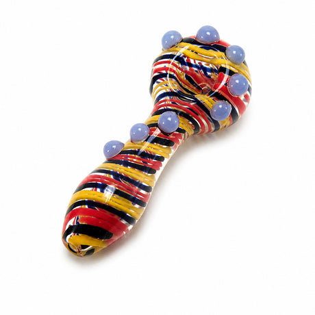 4" Colorful Stripes with Multi-Nubs Hand Pipe