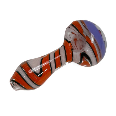 5" Spiral Colored Wigwag Head Hand Pipe