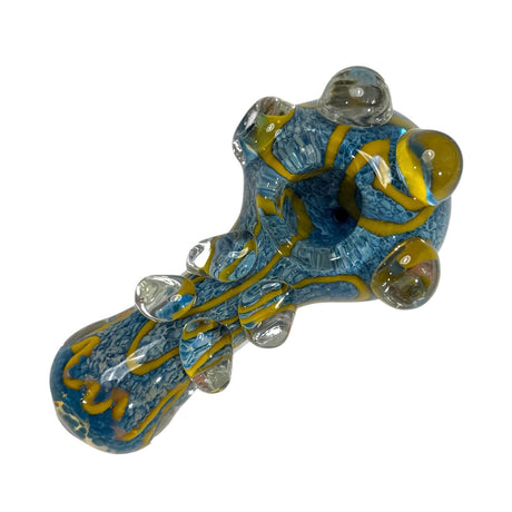 4.5" Swirl Design Fumed Dotted Body Hand Pipe