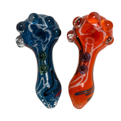 4.5" Frit Color Dotted Hand Pipe