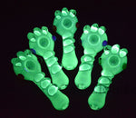 5 Hand Design Glow In The Dark Pipe Handpipe