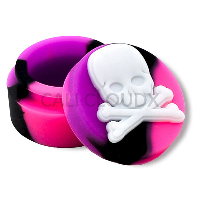 5 Ml Silicone Container With Design Lid- 50 Count