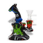 5 Silicone Printed Waterpipe Waterpipe