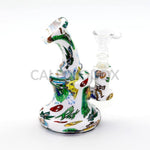 6" Silicone Waterpipe- Printed - Cali Cloudx Inc