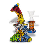 5 Silicone Printed Waterpipe Waterpipe