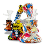5 Silicone Printed Waterpipe Waterpipe