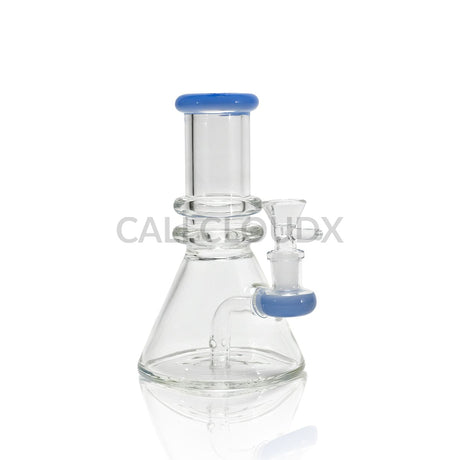 6.5’’ Mini Beaker Water Pipe with Color Accents Assorted Colors