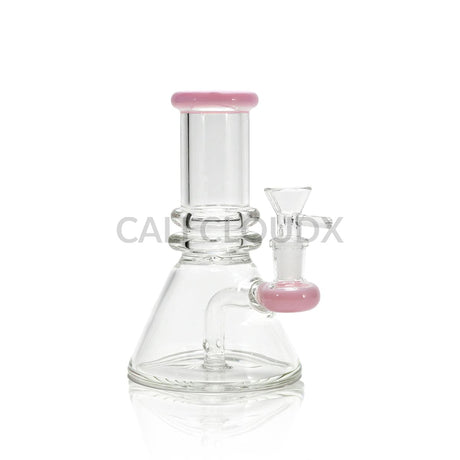 6.5’’ Mini Beaker Water Pipe with Color Accents Assorted Colors