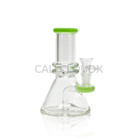 6.5’’ Mini Beaker Water Pipe with Color Accents Assorted Colors