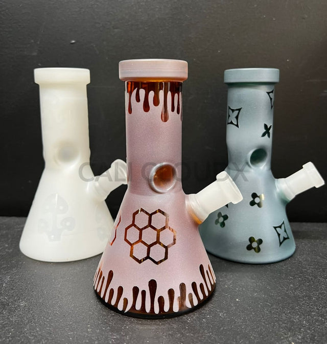 6.5’ Patterned Mini Beaker Rig W/ Banger