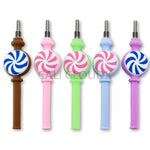 6.5’’ Silicone Lollipop Honey Straw- 6 Count