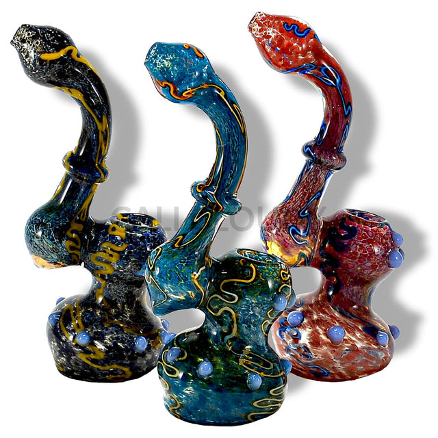 6.5 Thin Thread And Dots Design Bubblers