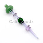6" American Color Mushroom Design Dabber - Cali Cloudx Inc