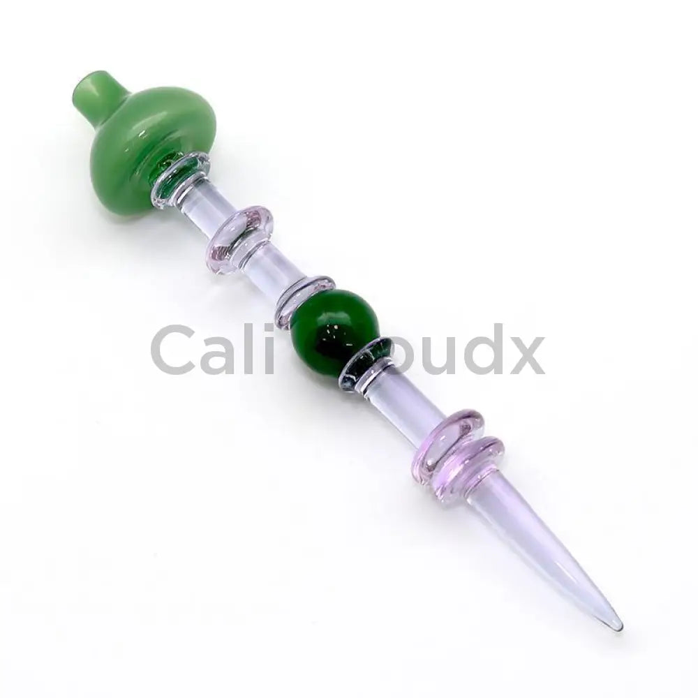 6" American Color Mushroom Design Dabber - Cali Cloudx Inc