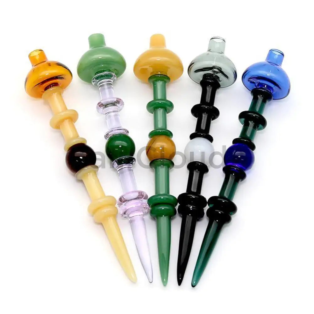 6" American Color Mushroom Design Dabber - Cali Cloudx Inc