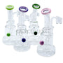 6 Clear Marble Water Pipe W Banger