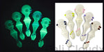 6 Curvy Glow In The Dark Hand Pipe Handpipe