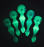 6 Curvy Glow In The Dark Hand Pipe Handpipe