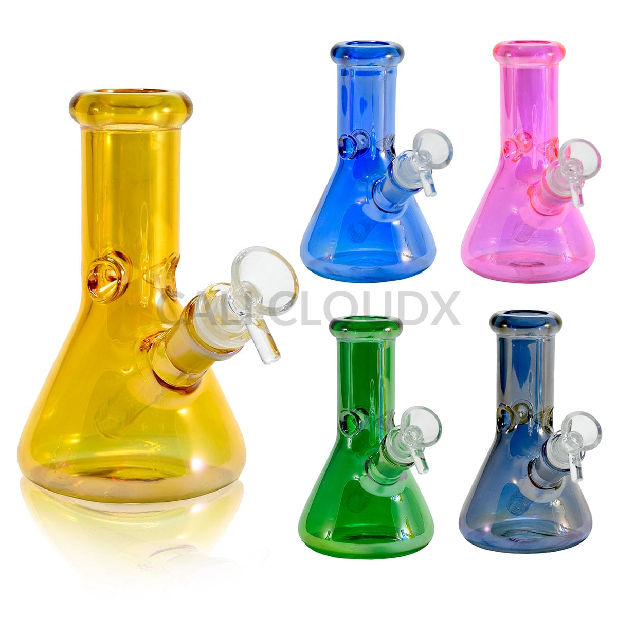 6 Inch Color Mini Beaker Assorted Colors