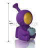 6 Silicone Spaceman Water Pipe Purple