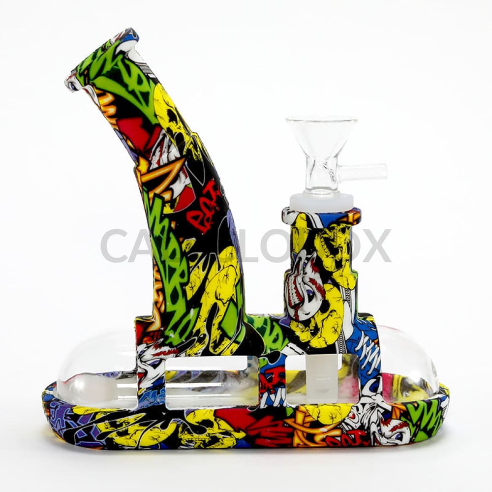 Steam Boat Silicone Waterpipe-Printed