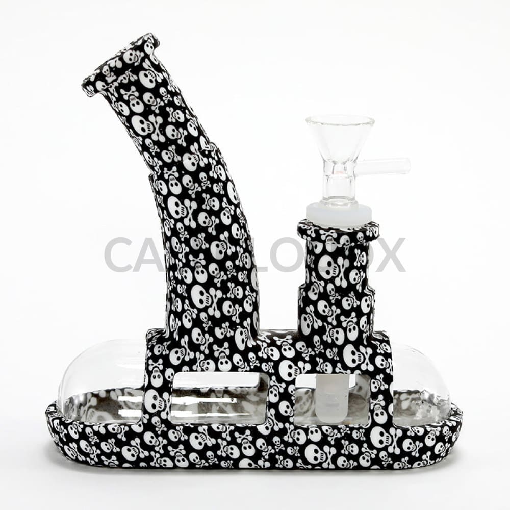 Steam Boat Silicone Waterpipe-Printed