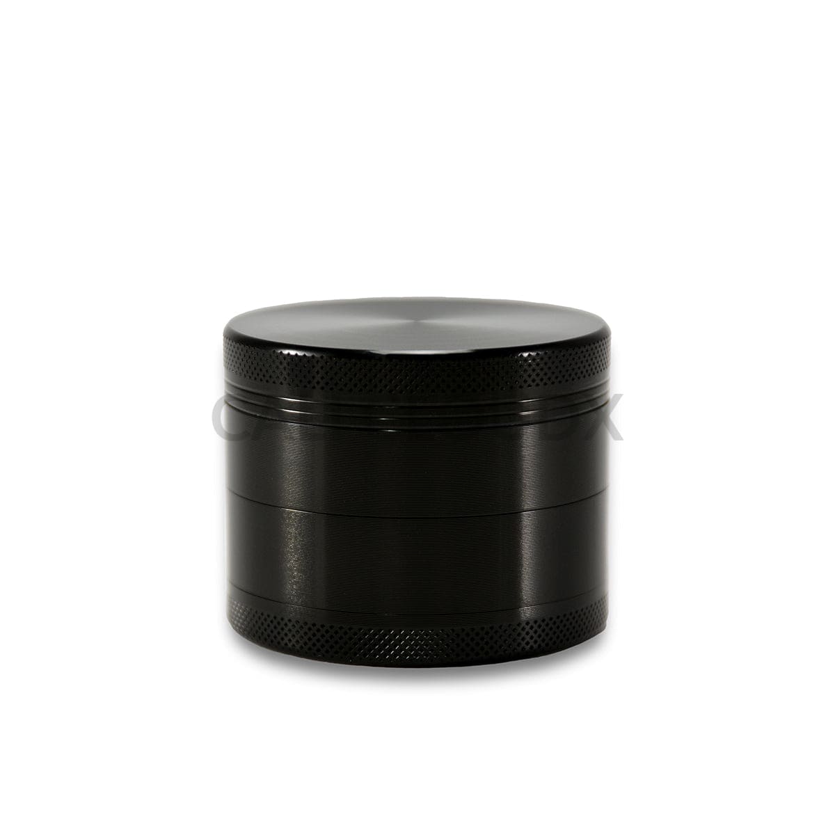 60Mm Round Aluminum Grinder Black
