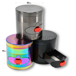 62Mm Colorful Grinder W Drawer (6Pcs / $8 Ea.)