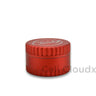 65Mm Fancy Round Cali Cloudx Chrome Grinder Red