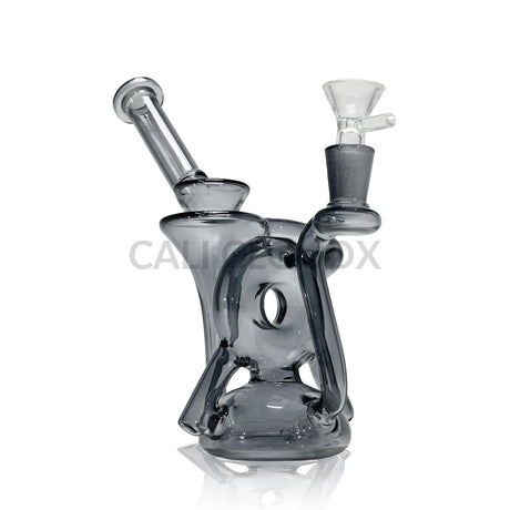 7.5’’ Recycler Water Pipe with Colored Glass Assorted Colors