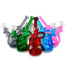 7.5’’ Recycler Water Pipe with Colored Glass Assorted Colors