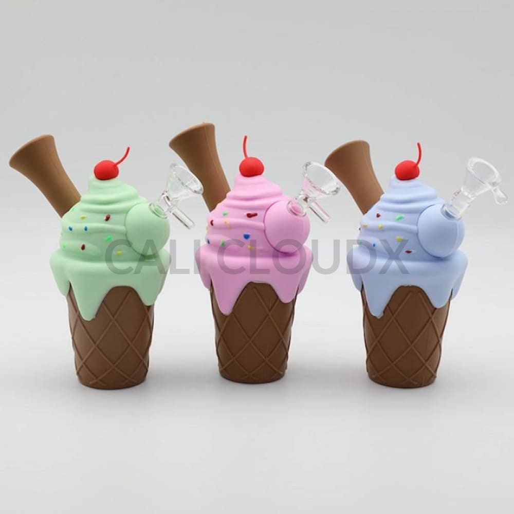 7" Ice-Cream In A Cup Waterpipe - Cali Cloudx Inc