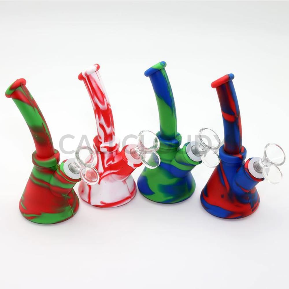 7" silicone waterpipe - Cali Cloudx Inc