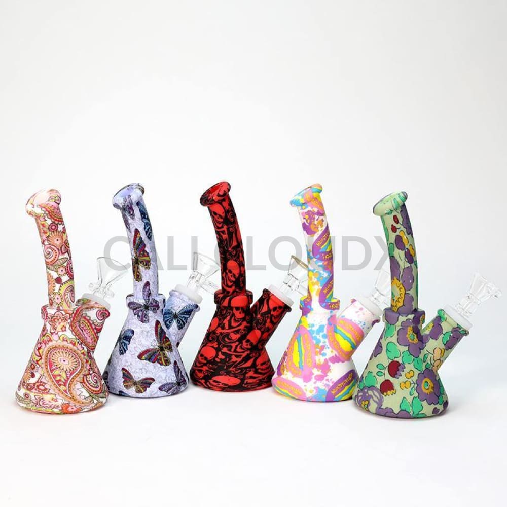 7" Beaker Waterpipe - Cali Cloudx Inc