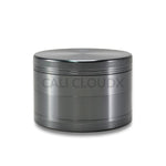 73Mm Round Aluminum Grinder Silver