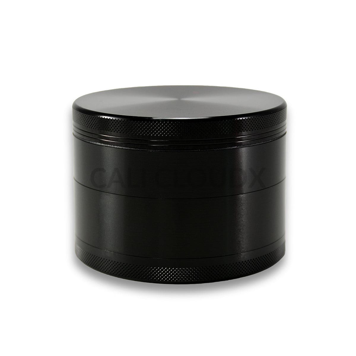 78Mm Round Aluminum Grinder Black