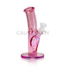 8’’ Bent Neck Water Pipe with Colored Glass Assorted Colors