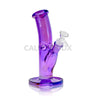8’’ Bent Neck Water Pipe with Colored Glass Assorted Colors