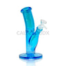 8’’ Bent Neck Water Pipe with Colored Glass Assorted Colors