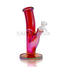 8’’ Bent Neck Water Pipe with Colored Glass Assorted Colors