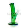 8’’ Bent Neck Water Pipe with Colored Glass Assorted Colors