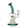8’ Color Handle Shower Head Water Pipe By Cali Cloudx Dark Green Glass
