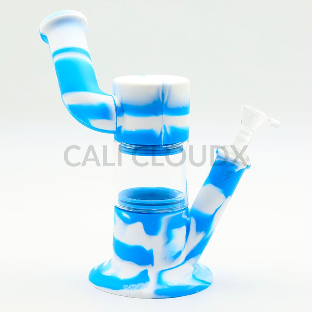8 Designer Silicone Water Pipe With Glass